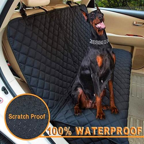 Dog Car Back Seat Cover Car Mat Pet Dog Carrier Cars Rear Waterproof Seat Mat Cushion Protector Mat Non-slip Folding
