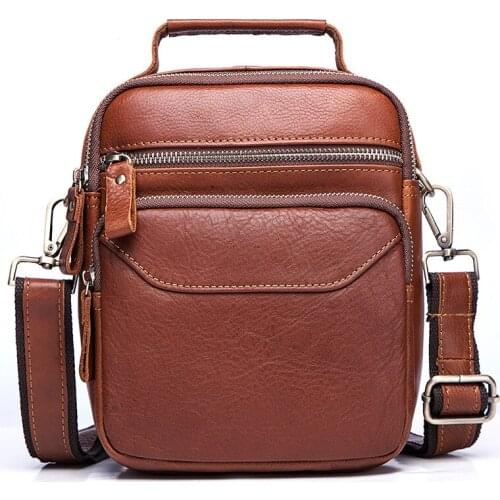 Men Genuine Leather Business bag Man Totes bag Handbags men leather Purse Crossbody bag fashion Male Messenger Shoulder Bags