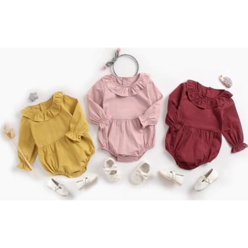 Baby Romper Clothes New Born Baby Spring Clothes Long Sleeve Kids Girl Jumpsuit Baby Girl Clothes Infant Onesie Costume