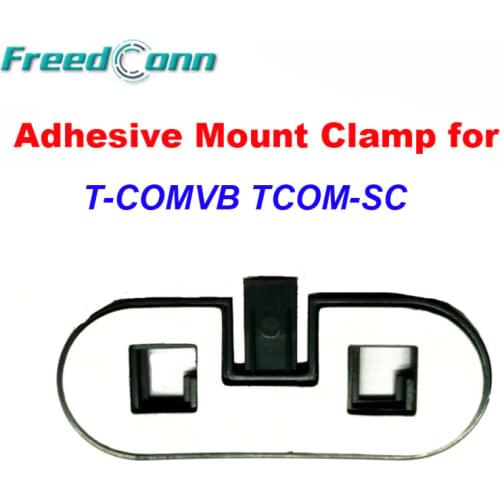 Double Adhesive Mount Base Bracket Headset Clamp Clip Accessories for FreedConn T-COMSC VB Motorcycle Bluetooth Helmet Headset