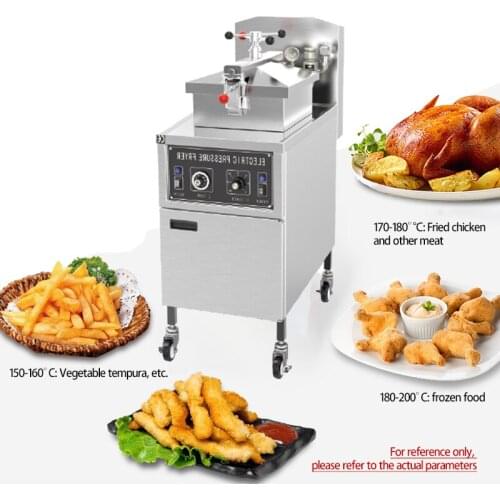 Fryer Commercial Electric Fryer Pressure Fried Chicken Vertical Fried Chicken Leg and Chicken Wing Machine MDXZ-24 1200W 380V