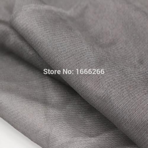 China factory machining 100% Silver Fiber Mesh Breathable Conductive Fabric