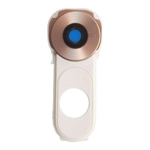For LG V10 H900 F600 H901 VS990 H960 Silver/Black/Light Blue/Deep Blue/Gold Color Back Camera Lens Ring Cover with Glass Lens