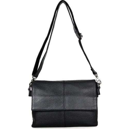 Leather Retro Ladies Bag Leather Women Bag Ladies Shoulder Messenger Bags Handbag Simple Fashion Females Crossbody Bag