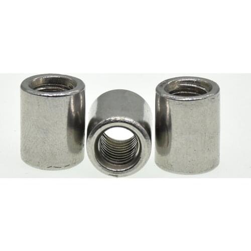 Round Coupling Nuts M3 M4 M5 M6 M8 M10 Extend long round coupling nut 304 stainless steel Lead Screw Connection Nut