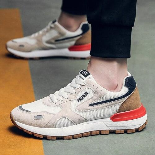 Mr Co 2021 Spring New Low-cut Mens Shoes Breathable Forrest Sports Casual Shoes Single Shoes Net Shoes Trend Old Shoes