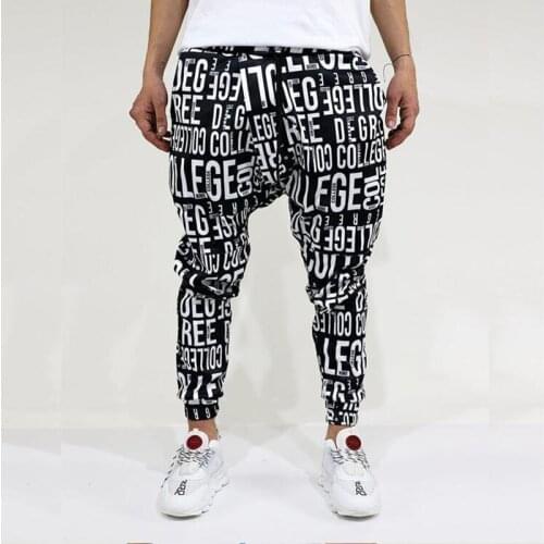 2021 Spring And Autumn European And American New Street Fashion Brand Hip-Hop Style Fashion Trend 3D Printing Slim Foot Pants