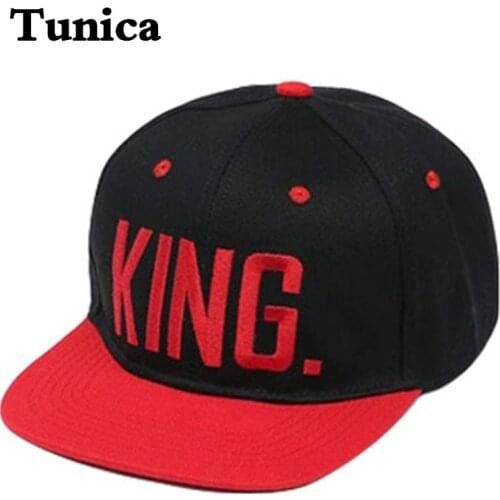 New style KING QUEEN letter embroidery Snapback hat street men women lovers baseball cap hiphop sports caps adjustable hats