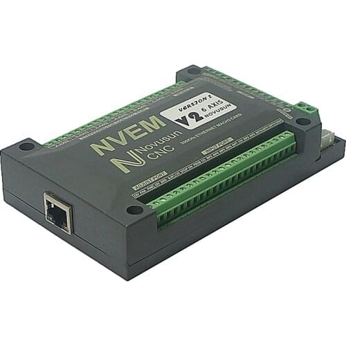 NVEM Mach3 Control Motion Card 200KHz Ethernet Port CNC Controller for router 3 4 5 6 Axis