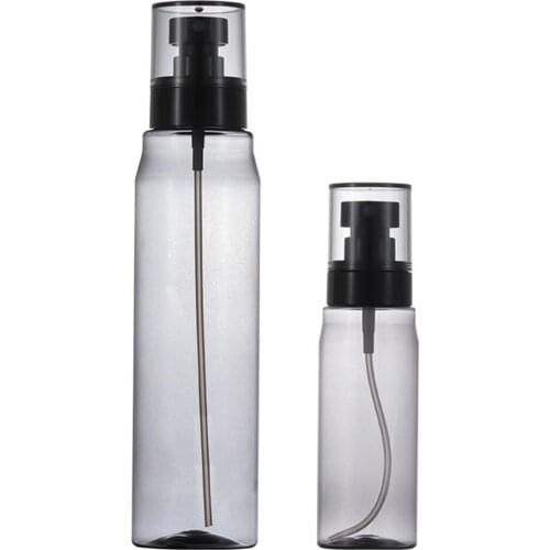 1PC 80ml/250ml PET Plastic Spray Bottle With Grey Bottle Sprayer Fine Mist Spray Refillable Bottles For Travel Accessories New