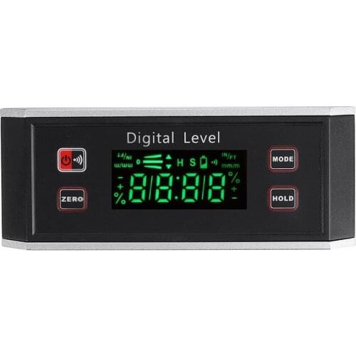 Professional High Precision LCD IP65 Digital Protractor Angle Finder Level Inclinometer Electronic Box Display Gauge Measuring