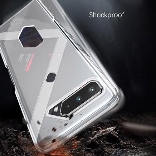 Transparent PC Phone Case Back Cover for ASUS Rog5 Phone Shell