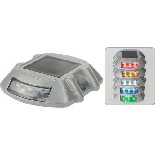 Solar Dock Light Driveway Lights Outdoor 6 Pack Solar Deck Lights Warning Lights For Driveway Garden Pathway Step