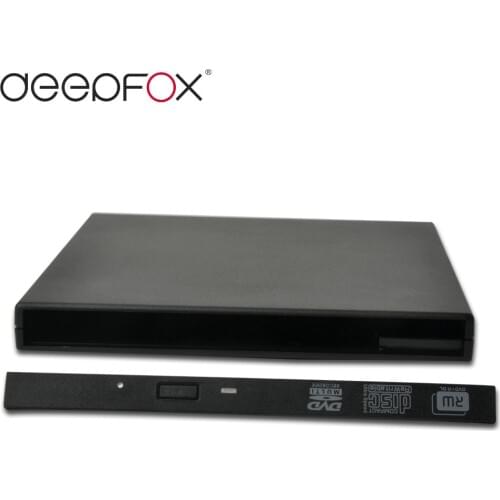 External DVD RW Enclosure Case USB 2.0 Slot in DVD 9.5mm IDE Optical Drive Superdrive No Driver ECD011 IDE