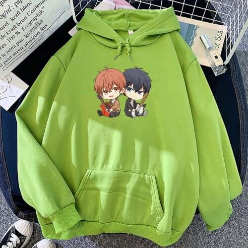 Anime Yaoi Bl Given Yaoi Given Hoodies Plus Size Hoodie Harajuku Pullovers Sweatshirt Mafuyu and Ritsuka Winter Clothes Women