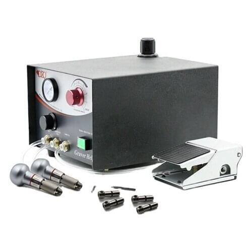 ZQ-10289C 2 handpieces jewelry engraving tools equipment+engrave jewelry tools