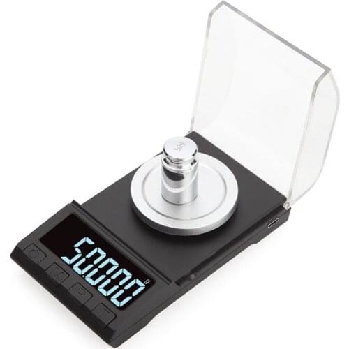 0.001g LCD Digital Count Carat Scale 100g 50g 20g Electronic Scales Jewelry Medicinal Herbs Portable Lab Germ Weight Balance