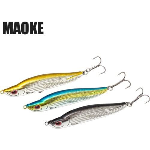 1Pcs Pencil Sinking Fishing Lure 80mm/11g 95mm/17g Bass Fishing Tackle Sea Fishing Accessories Saltwater Fish Bait Trolling Lure