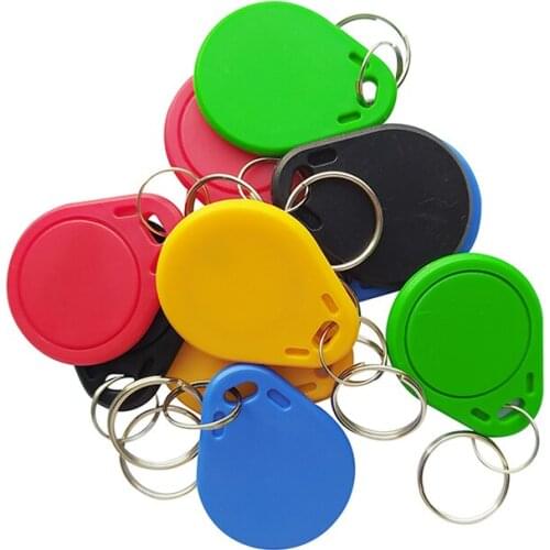10PCS) RFID Programmable Smart Tags T5577 125khz Rewritable Keys NO.3 Keyfobs For Access Control