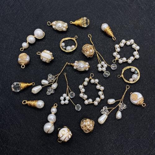 5pcs/bag Exquisite Natural Crystal Pendant 8-25mm DIY Handmade Jewelry Accessories Irregular Ladies Jewelry