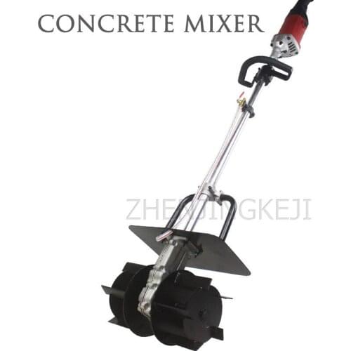 Cement Concrete Blender 2400W High Power Equipment Home Lime Sand Paving Sand Small Electric Mortar Mix Ash Building Stir Tools