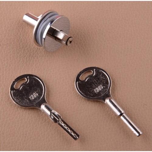 NEW Display Case Sliding Glass Door Lock With 2Key For Reptile Vivarium Terrarium Jewelry Showcase Cabinet 5-8mm Toughened Glass