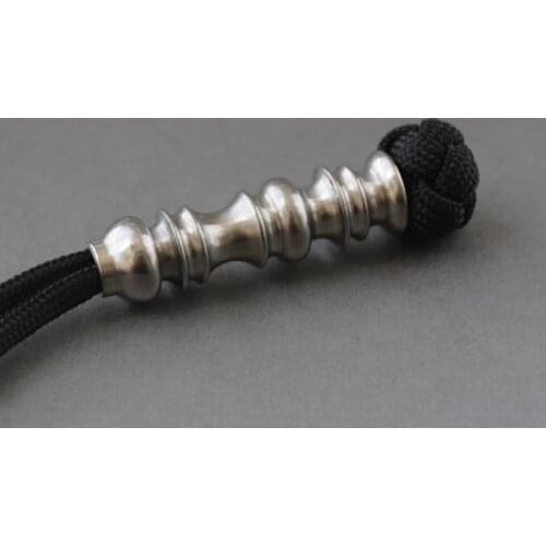 Long Style Titanium Alloy Knife Beads Titanium Paracord Bead Accessory Arabic Style DIY Pendant
