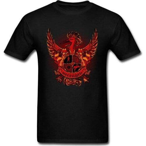 Great Phoenix T Shirt Valorous Trainer T-shirt For Man Black TShirt Cotton Fabric Tops Cartoon Clothing Cool Gamer Tee Shirts
