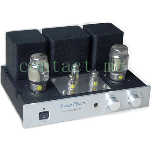 KT100 KT88 single-ended Class A tube power amplifier, output power 13W × 2，Frequency response: 20Hz--25KHz
