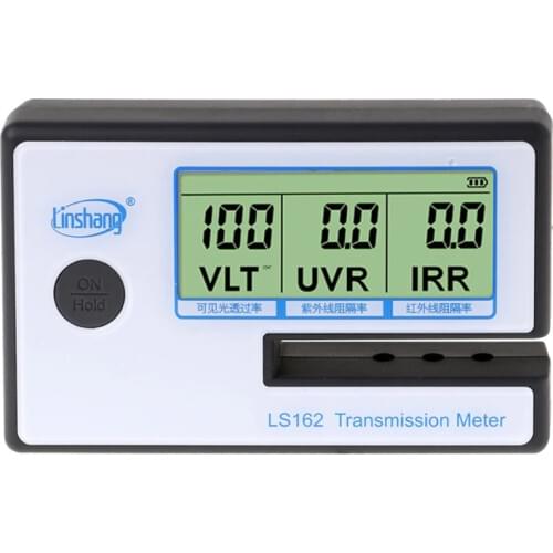 LS162 Window Tint Meter Solar Film Transmission Meter,Filmed Glass Tester ,VLT transmittance meter ,UV IR rejection meter