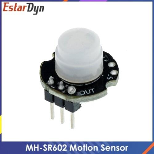 10pcs MH-SR602 MINI Motion Sensor Detector Module SR602 Pyroelectric Infrared PIR kit sensory switch Bracket for Arduino Diy