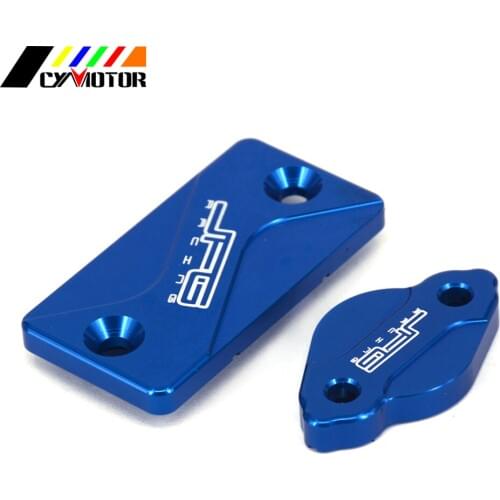 CNC Motorcycle Front Rear Brake Fluid Reservoir Cap Cover For YAMAHA YZ125 YZ250 YZ250F YZ450F WR250F WR450F YZ 65 2018-2020 WR