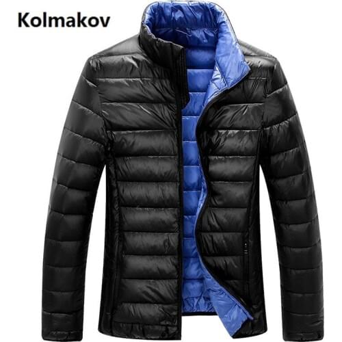 2019 winter New Arrival Stand collar Down Coats men warm Parkas slim fit thick down Jackets high quality mens Overcoat