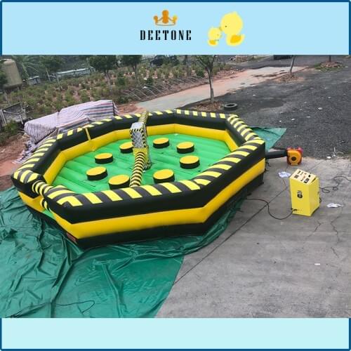 Commercial use outdoor inflatable bull fighting game for adults