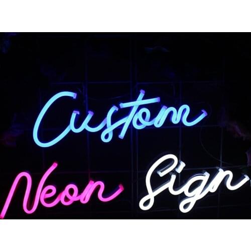 Neon Sign Light Custom Letter led Aesthetic Room Decor Home Kawaii Cute Re Store Bar Shop Logo Wall Re Party Wedding Decoration