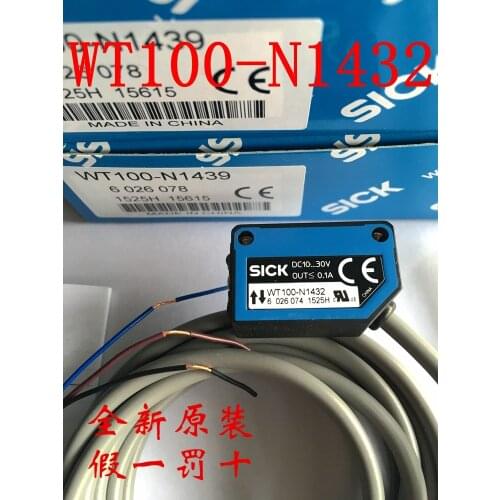 100% new original SICK photoelectric switch WT100-N1439, WT100-N1432 WT100-2N1439 switch sensor infrared sensor