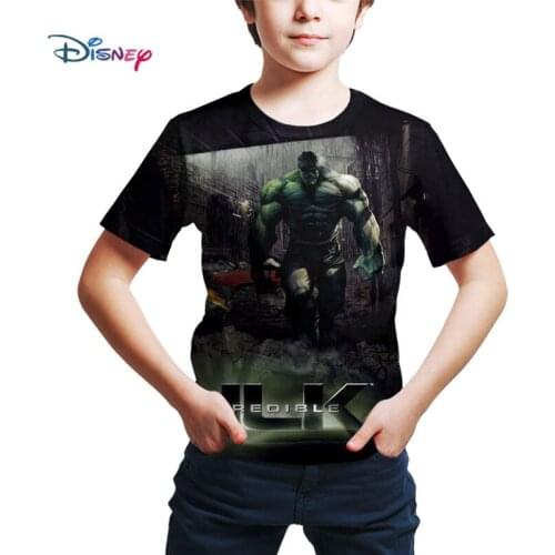 New Super-Hero Hulk T Shirt Kids Boys Clothes Summer Short Sleeve Girls Tops Tees Children Clothing Kids Boys Girls Tshirts
