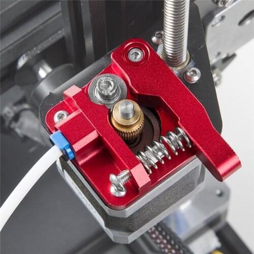 3D Printer Upgrade Red Metal Extruder Aluminum Alloy Block 1.75mm Filament for Creality Ender 3/5 Series for CR-10/100 Printer
