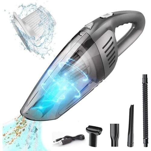 Portable Cordless Handheld Car Vacuum Cleaner, 7000PA Strong Suction, 120W High Power, Quick Cleaning, Wet Dry Use