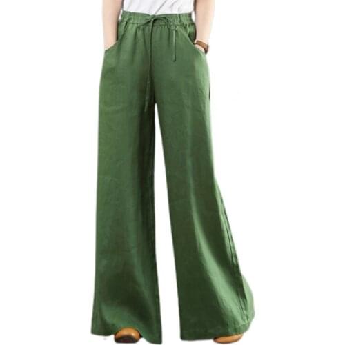 Casual Women Long Trousers Pockets Sweat Absorbent Solid Color Elastic Drawstring Pencil Pants pantalones de mujer штаны женский
