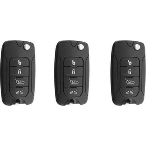 4 Button Flip Folding Remote Key Case Shell For Jeep Compass Renegade Fob Key Cover 2017Year