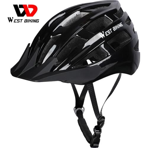 WEST BIKING Cycling Helmet Lightweight Porous Breathable Outdoor Sport Safety Protective Bicycle Cap MTB Electric Bike Equipment