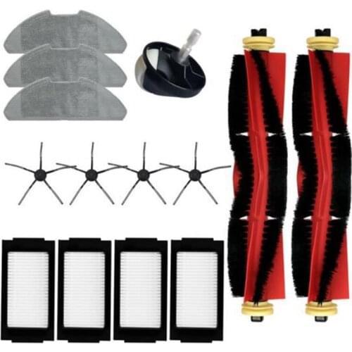 14PCS Suitable For Xiaomijia Pro Floor Sweeper Roller Brush Main Brush Side Brush Filter Screen Wheel Cleaning Cloth