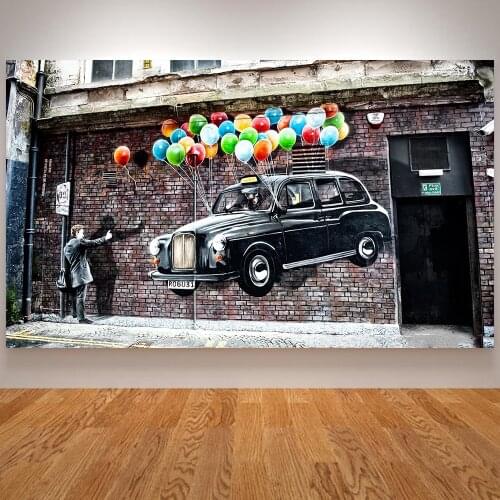 3D Canvas Painting BANKSY Dreams Posters and Prints Graffiti Street Art Home Decor Decorativer Cuadros Decoracion Salon