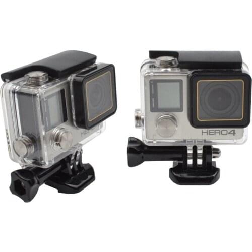 45M Waterproof Housing Case for GoPro Hero 3+/ 4 Transparent Camera Diving GO Pro3+/ 4Protective Cover Travel Outdoor