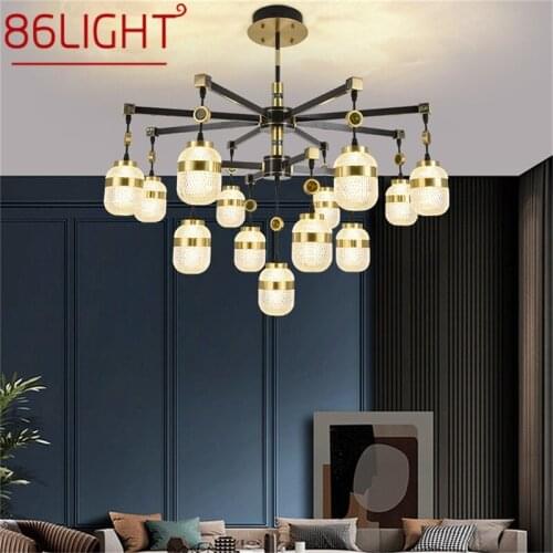 86LIGHT Brass Pendant Light Contemporary Luxury LED Branch Lamp Fixtures For Home Dining Living Room Decoration