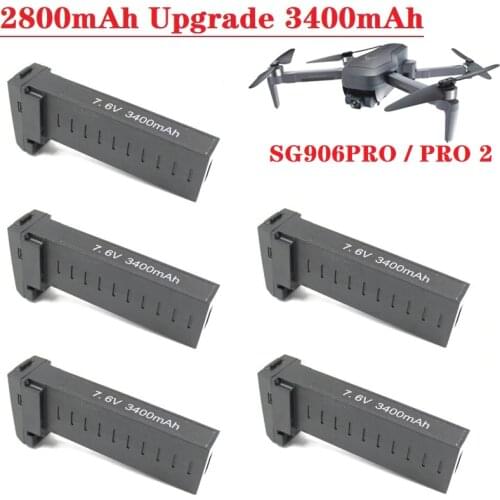 Original Battery for SG906 Pro 2 Pro2 X7 Pro Drone 7.4V 2800MAH / 7.6V 3400MAH Lipo battery accessories SG906Pro Drones Battery