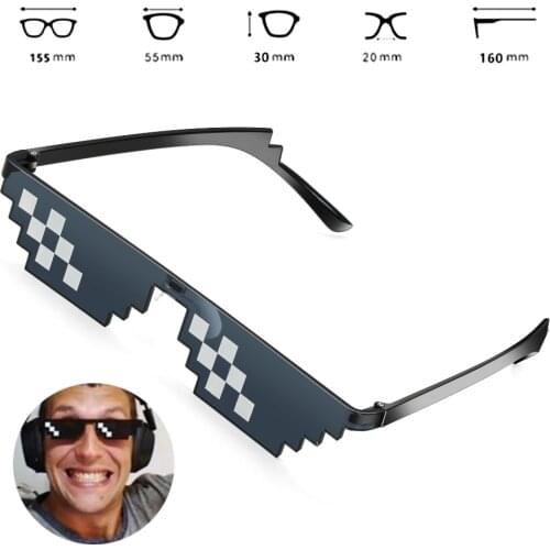 Car Mosaic Glasses Funny Sunglasses Trendy Cool for Volkswagens VW CC Polo T5 6R Golf 7 6 5 4 MK7 MK5 Passat B6 Touran