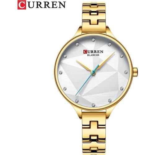 Curren Top Brand Luxury Women Watches Stainless Steel Ladies Watch Luxury Gold Women Watches Womens Quartz Womens Wristwatches