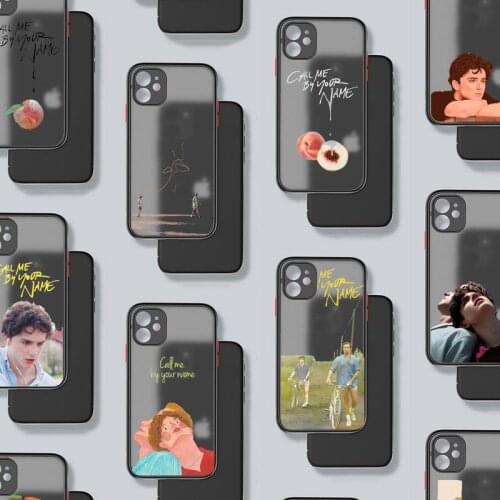Call Me by Your Name Phone Case For iphone 12 11 8 7 plus mini x xs xr pro max matte transparent cover